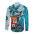 fiji-australia-rugby-long-sleeve-button-shirt-kangaroo-and-palm-tree-blue-tapa-pattern-mix-aboriginal