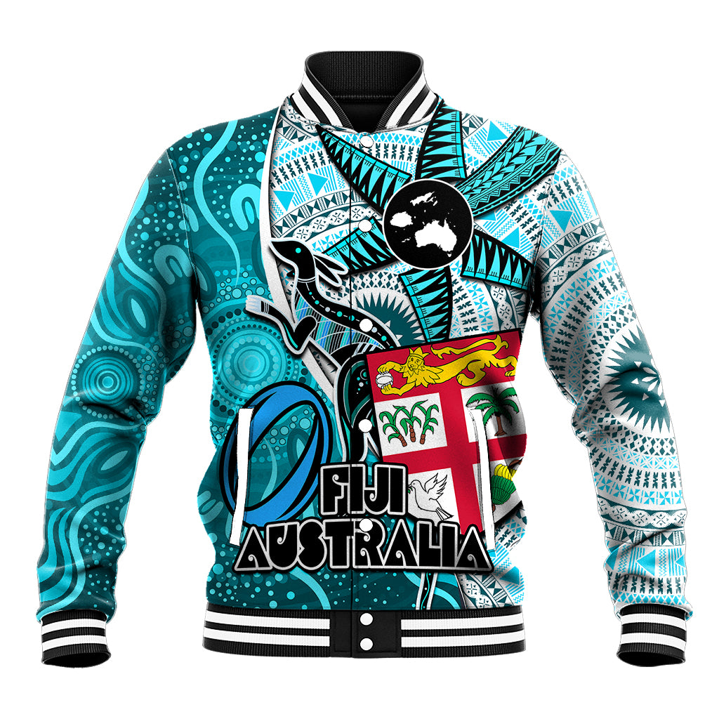 personalised-fiji-australia-rugby-baseball-jacket-kangaroo-and-palm-tree-blue-tapa-pattern-mix-aboriginal