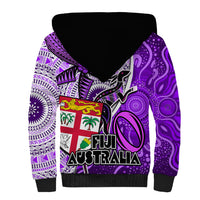 fiji-australia-rugby-sherpa-hoodie-kangaroo-and-palm-tree-purple-tapa-pattern-mix-aboriginal