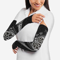 Personalised Niue Darts Masters Arm Sleeves Tribal Hiapo Dartboard - Polynesian Pride