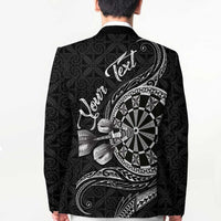 Personalised Niue Darts Masters Blazer Tribal Hiapo Dartboard - Polynesian Pride