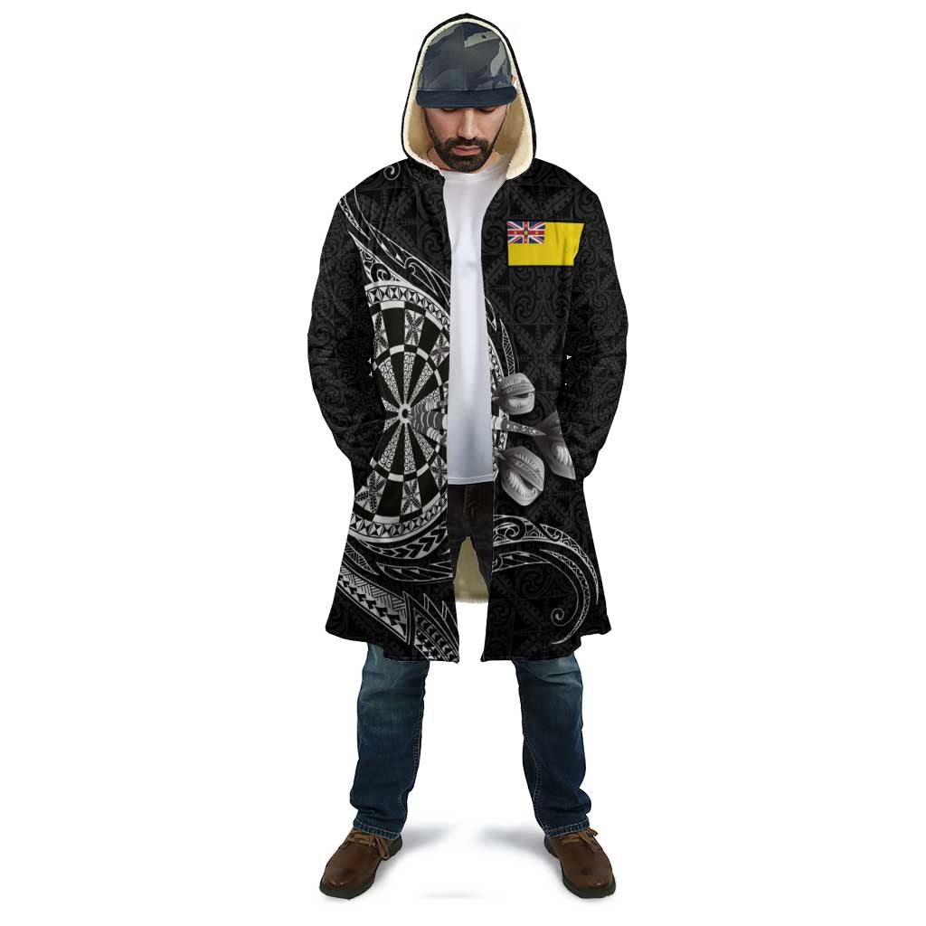 Personalised Niue Darts Masters Cloak Tribal Hiapo Dartboard - Polynesian Pride