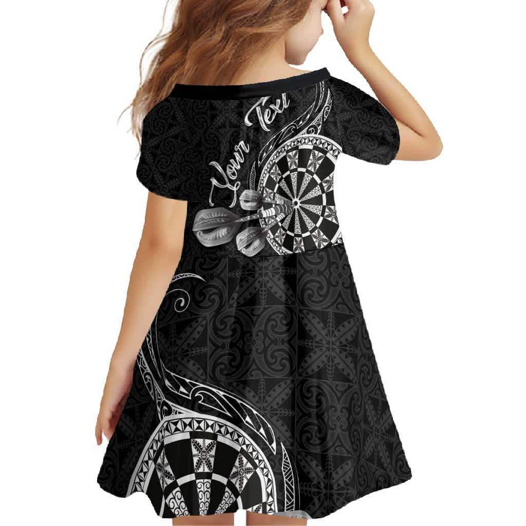 Personalised Niue Darts Masters Family Matching Tank Maxi Dress and Hawaiian Shirt Tribal Hiapo Dartboard - Polynesian Pride