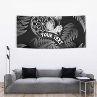 Personalised New Zealand Aotearoa Darts Masters Tapestry Silver Fern and Maori Spirit - Polynesian Pride