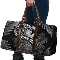 Personalised New Zealand Aotearoa Darts Masters Travel Bag Silver Fern and Maori Spirit - Polynesian Pride