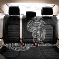 Traditional Polynesian Art Tattoos Back Car Seat Cover Black Color - Polynesian Pride