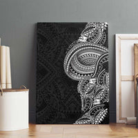 Traditional Polynesian Art Tattoos Canvas Wall Art Black Color - Polynesian Pride