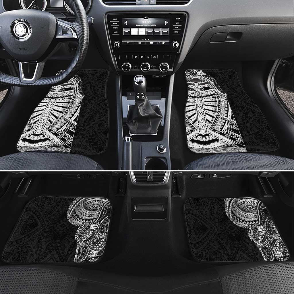 Traditional Polynesian Art Tattoos Car Mats Black Color - Polynesian Pride