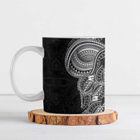 Traditional Polynesian Art Tattoos Ceramic Mug Black Color - Polynesian Pride