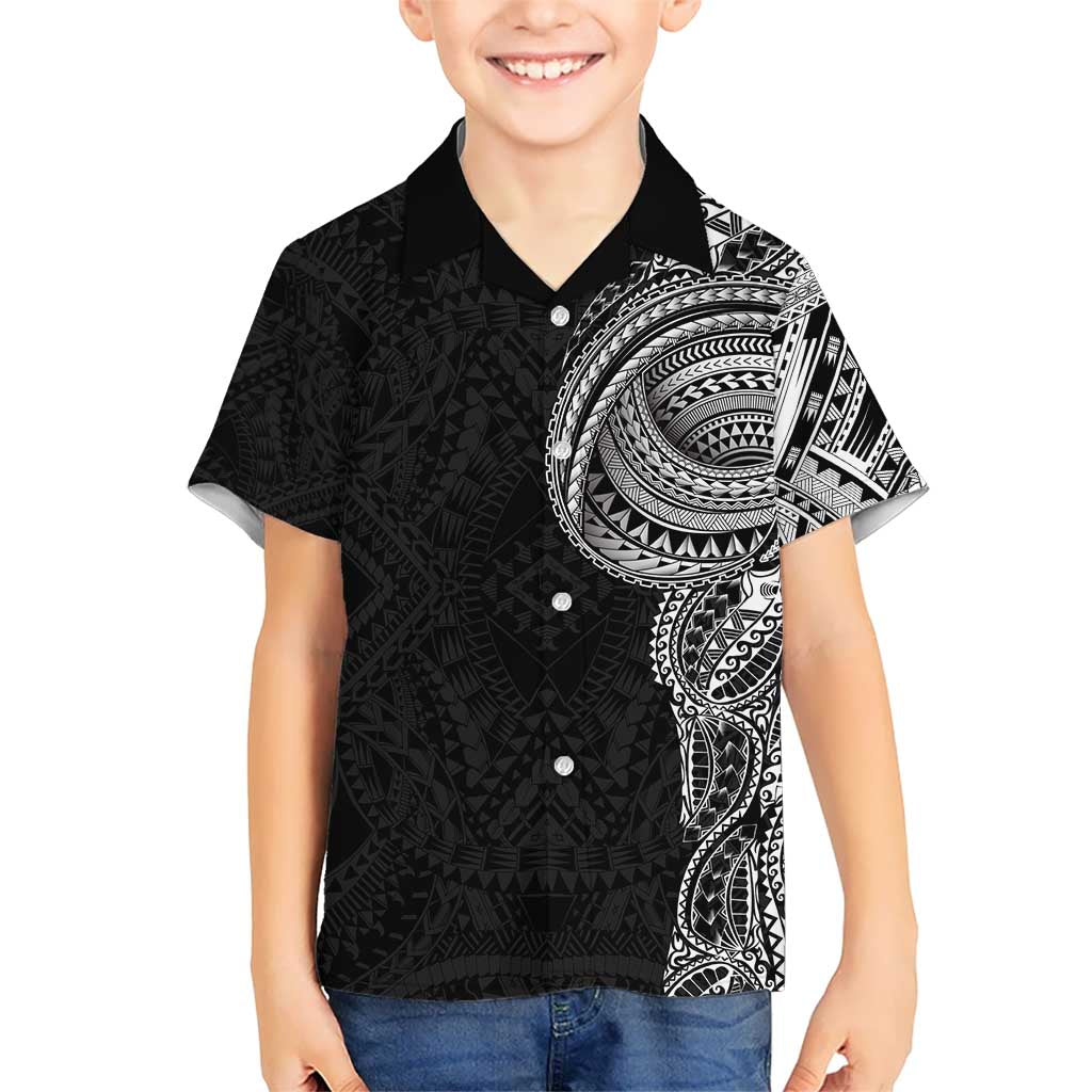 Traditional Polynesian Art Tattoos Hawaiian Shirt Black Color - Polynesian Pride