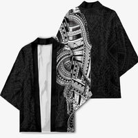 Traditional Polynesian Art Tattoos Kimono Black Color - Polynesian Pride