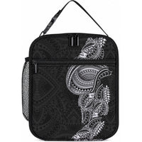 Traditional Polynesian Art Tattoos Lunch Bag LT03 10.2 × 8.3 × 4.3 inch Black - Polynesian Pride