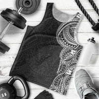 Traditional Polynesian Art Tattoos Men Tank Top Black Color - Polynesian Pride