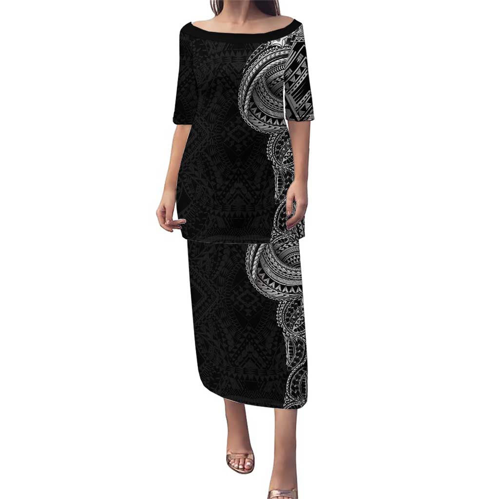 Traditional Polynesian Art Tattoos Puletasi Black Color - Polynesian Pride