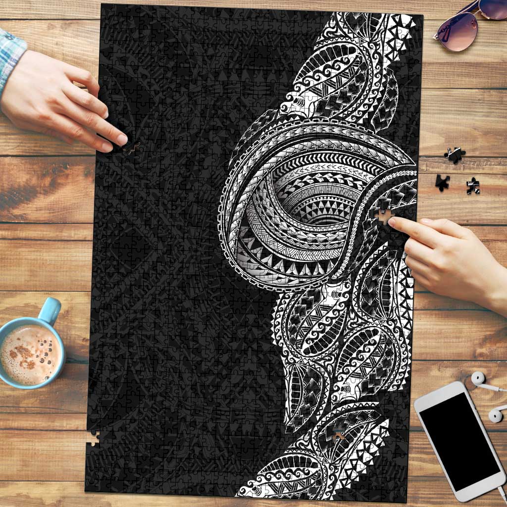 Traditional Polynesian Art Tattoos Puzzle Black Color - Polynesian Pride