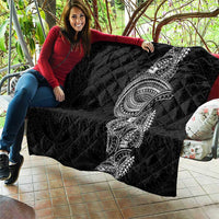 Traditional Polynesian Art Tattoos Quilt Black Color - Polynesian Pride