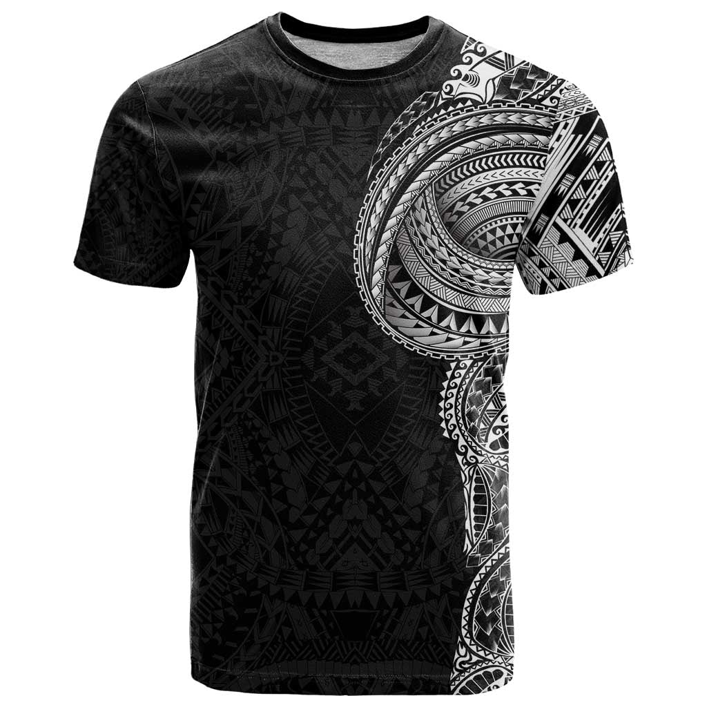 Traditional Polynesian Art Tattoos T Shirt Black Color - Polynesian Pride