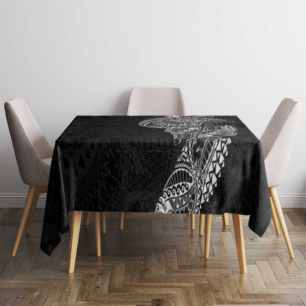 Traditional Polynesian Art Tattoos Tablecloth Black Color - Polynesian Pride