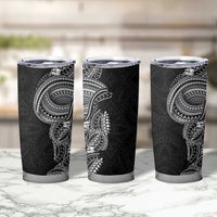 Traditional Polynesian Art Tattoos Tumbler Cup Black Color - Polynesian Pride