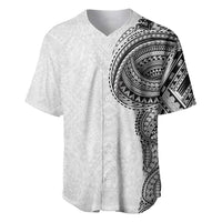 Traditional Polynesian Art Tattoos Baseball Jersey White Color - Polynesian Pride
