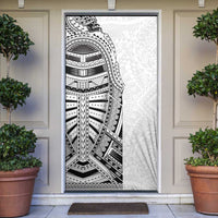 Traditional Polynesian Art Tattoos Door Cover White Color - Polynesian Pride