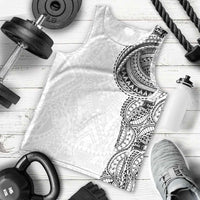 Traditional Polynesian Art Tattoos Men Tank Top White Color - Polynesian Pride