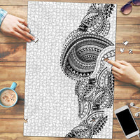 Traditional Polynesian Art Tattoos Puzzle White Color - Polynesian Pride