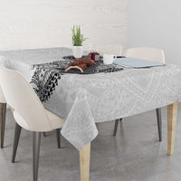 Traditional Polynesian Art Tattoos Tablecloth White Color - Polynesian Pride