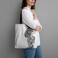 Traditional Polynesian Art Tattoos Tote Bag White Color - Polynesian Pride