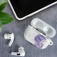 Traditional Polynesian Art Tattoos AirPods Case Purple Color - Polynesian Pride