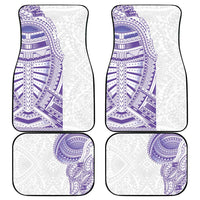 Traditional Polynesian Art Tattoos Car Mats Purple Color - Polynesian Pride