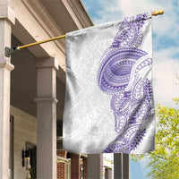Traditional Polynesian Art Tattoos Garden Flag Purple Color - Polynesian Pride