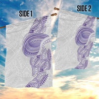 Traditional Polynesian Art Tattoos Garden Flag Purple Color - Polynesian Pride