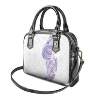 Traditional Polynesian Art Tattoos Shoulder Handbag Purple Color - Polynesian Pride
