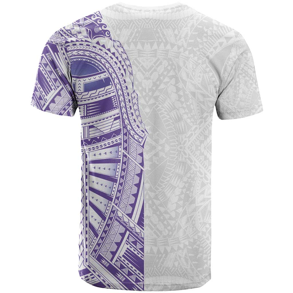Traditional Polynesian Art Tattoos T Shirt Purple Color - Polynesian Pride
