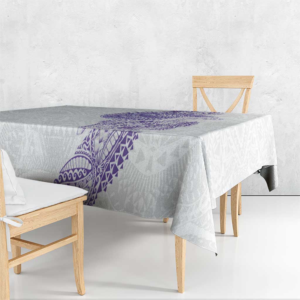Traditional Polynesian Art Tattoos Tablecloth Purple Color - Polynesian Pride
