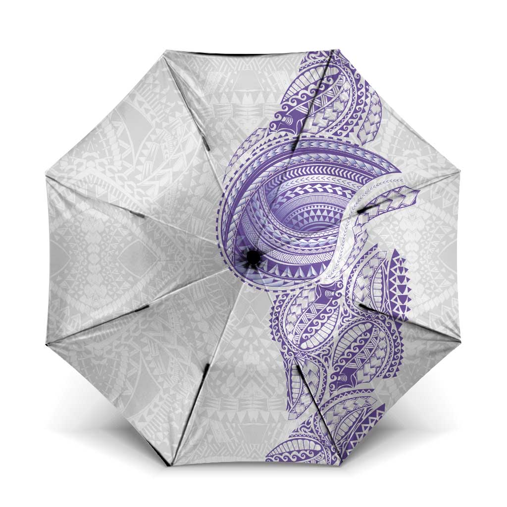 Traditional Polynesian Art Tattoos Umbrella Purple Color - Polynesian Pride