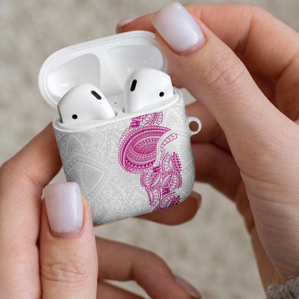 Traditional Polynesian Art Tattoos AirPods Case Pink Color - Polynesian Pride
