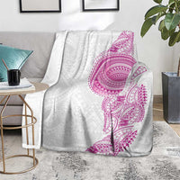 Traditional Polynesian Art Tattoos Blanket Pink Color - Polynesian Pride