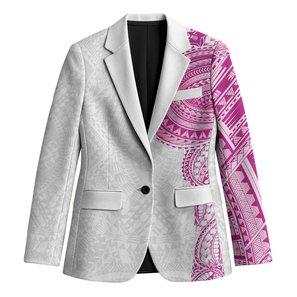 Traditional Polynesian Art Tattoos Blazer Pink Color - Polynesian Pride