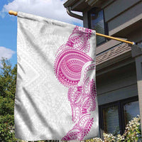 Traditional Polynesian Art Tattoos Garden Flag Pink Color - Polynesian Pride