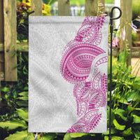 Traditional Polynesian Art Tattoos Garden Flag Pink Color - Polynesian Pride