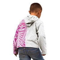 Traditional Polynesian Art Tattoos Kid Hoodie Pink Color - Polynesian Pride