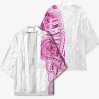 Traditional Polynesian Art Tattoos Kimono Pink Color - Polynesian Pride