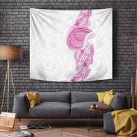 Traditional Polynesian Art Tattoos Tapestry Pink Color - Polynesian Pride