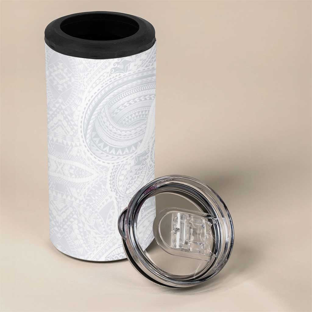 Lotu Tamaiti 4 in 1 Can Cooler Tumbler Traditional Samoan Art Tattoos - Polynesian Pride