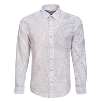 Lotu Tamaiti Family Matching Off The Shoulder Long Sleeve Dress and Hawaiian Shirt Traditional Samoan Art Tattoos - Polynesian Pride