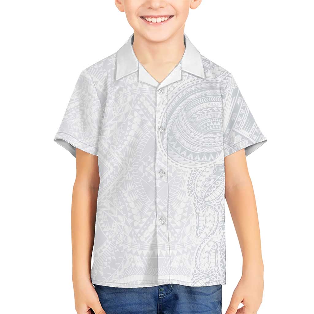 Lotu Tamaiti Kid Hawaiian Shirt Traditional Samoan Art Tattoos - Polynesian Pride