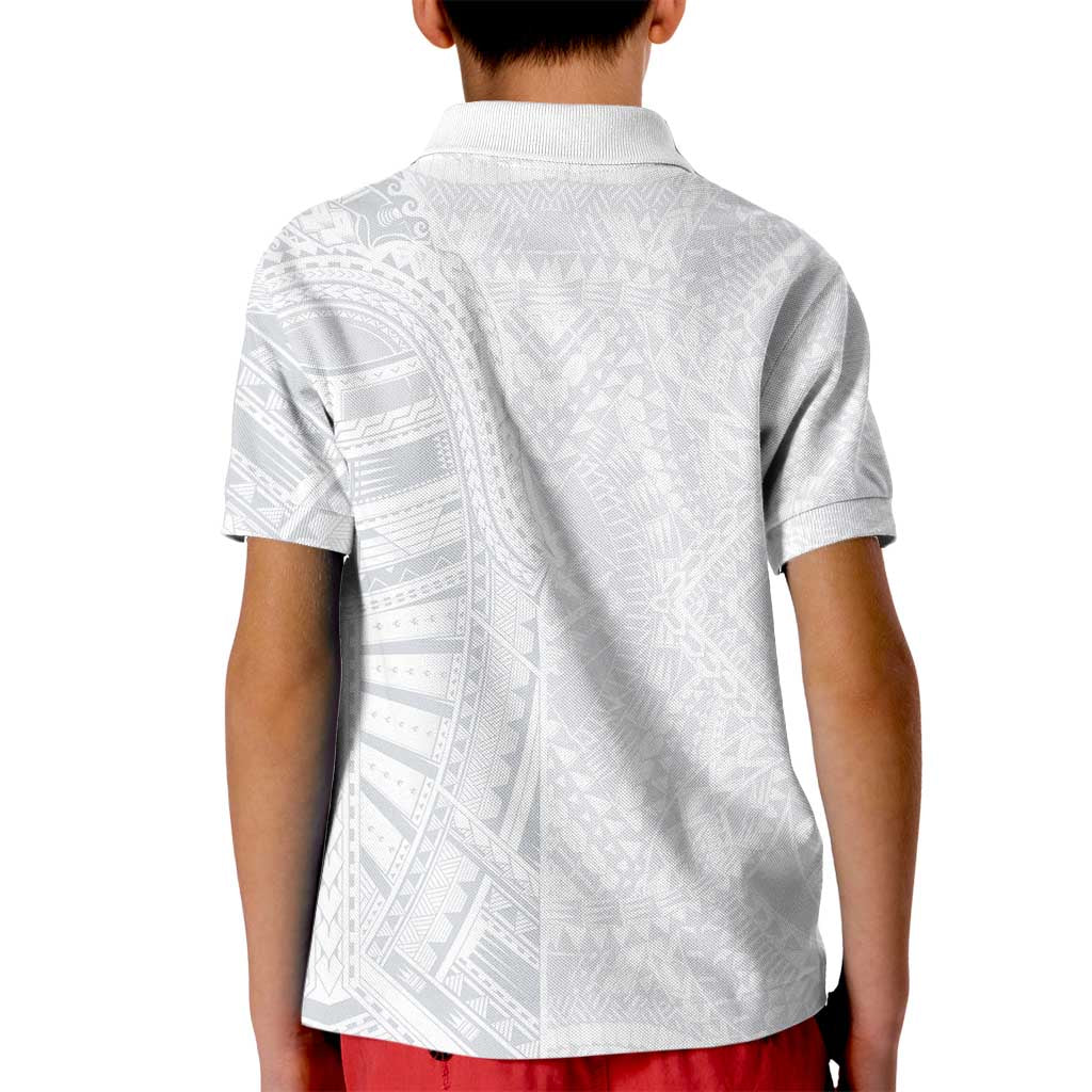 Lotu Tamaiti Kid Polo Shirt Traditional Samoan Art Tattoos - Polynesian Pride