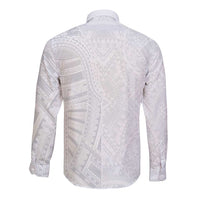 Lotu Tamaiti Long Sleeve Button Shirt Traditional Samoan Art Tattoos - Polynesian Pride